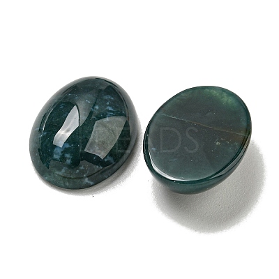 Natural Moss Agate Cabochons G-C115-01A-07-1