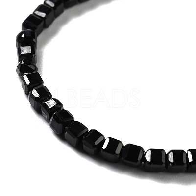 Natural Black Spinel Beads Strands G-D467-A04-02-1
