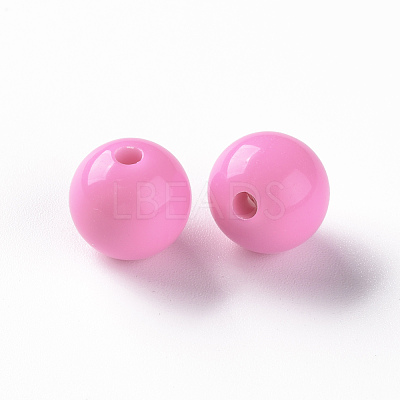 Opaque Acrylic Beads MACR-S370-C12mm-A02-1