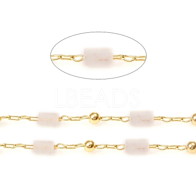 3.28 Feet Handmade Natural Rose Quartz Beaded Chains X-CHC-E021-01D-1