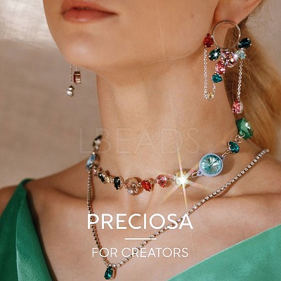 Preciosa&reg MAXIMA Crystal Round Stones Y-PRC-RASS47-90300-1
