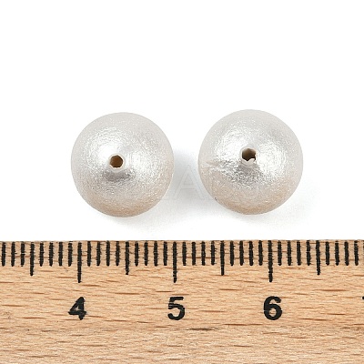 Compressed Cotton Pearl Beads WOVE-V001-A01-10mm-1