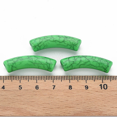 Opaque Crackle Acrylic Beads MACR-S372-002N-007-1