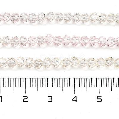 Transparent Painted Glass Beads Strands X1-DGLA-A034-T3mm-A25-1