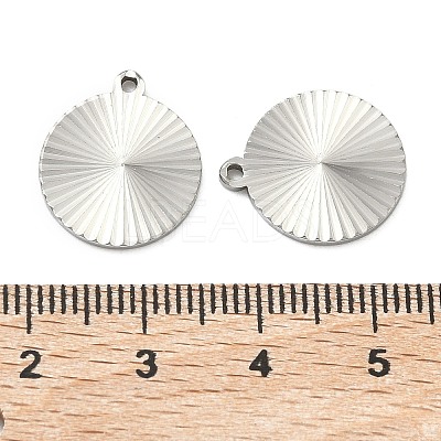 304 Stainless Steel Pendants STAS-C167-08D-P-1