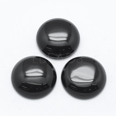 Natural Obsidian Cabochons X-G-E492-A-05-1