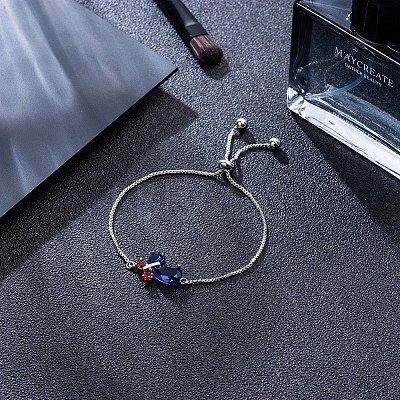 Eco-Friendly Electroplate Brass Slider Bracelets BJEW-EE0005-10P-1