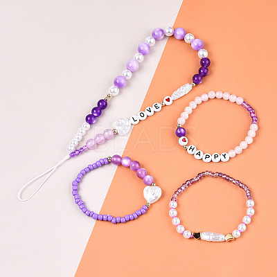 DIY 28 Style Resin & Acrylic & ABS Beads Jewelry Making Finding Kit DIY-NB0012-03B-1