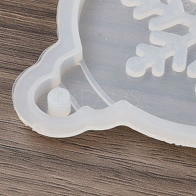 Christmas Theme DIY Silicone Pendant Molds LS-SIMO-G007-01G-1
