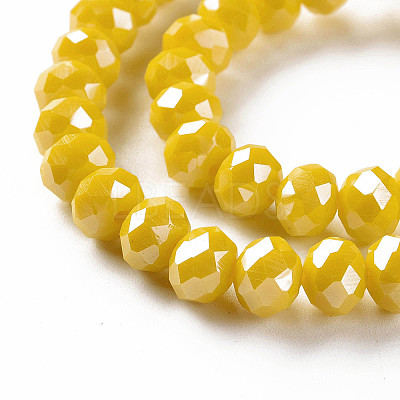 Electroplate Glass Beads Strands LS-EGLA-A034-P3mm-A07-1