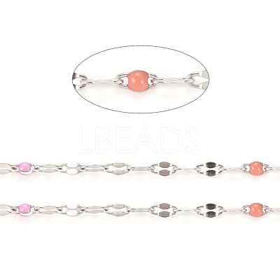 Handmade 304 Stainless Steel Dapped Chains CHS-D026-16L-P-1