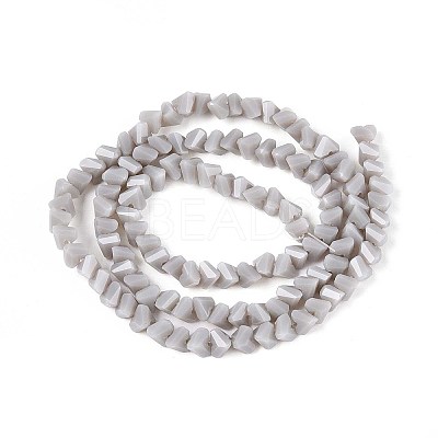 Opaque Glass Beads Strands GLAA-N019-4mm-21-1