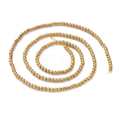 Electroplate Glass Beads Strands EGLA-K014-A-FP05-1