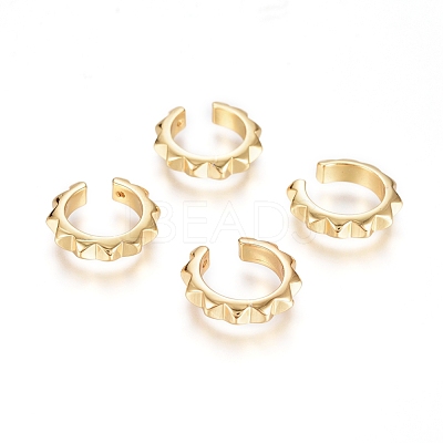 Brass Ear Cuff Findings KK-G389-36G-1