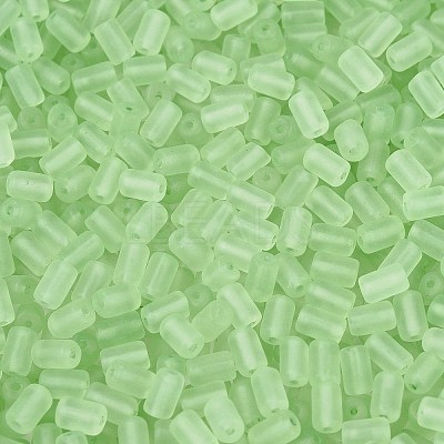 FGB Frosted Transparent Glass Seed Beads SEED-N013-05A-08-1