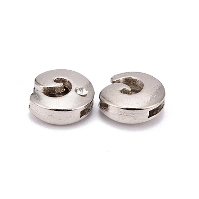 Letter Slider Beads for Watch Band Bracelet Making ALRI-O012-G-NR-1