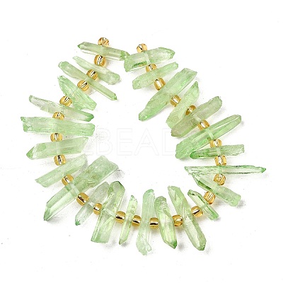 Natural Quartz Crystal Beads Strands G-F800-C14-1