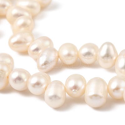 Natural Cultured Freshwater Pearl Beads Strands PEAR-I007-04C-03A-1