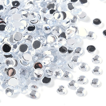 Imitation Taiwan Acrylic Rhinestone Cabochons GACR-A002-4mm-01-1