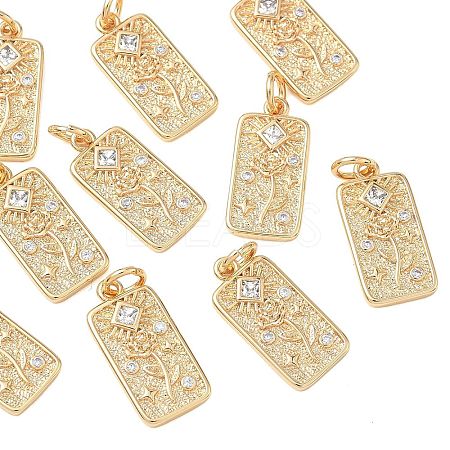 SHEGRACE Valentine's Day Brass Clear Cubic Zirconia Pendants XGRQ3K868-551G-1