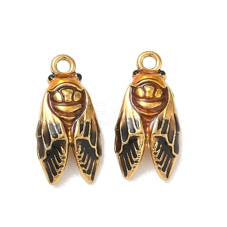 304 Stainless Steel Enamel Pendants STAS-L316-23G-02-1