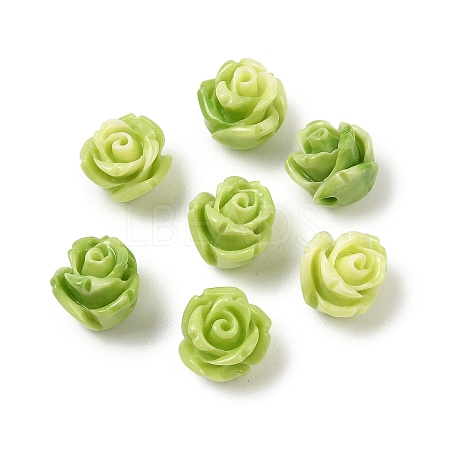 Synthetic Coral Dyed Carved Beads SHEL-Z003-03A-1