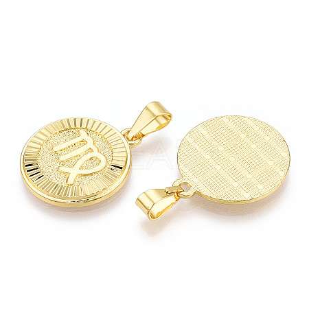 Brass Pendants KK-T070-01G-09-1