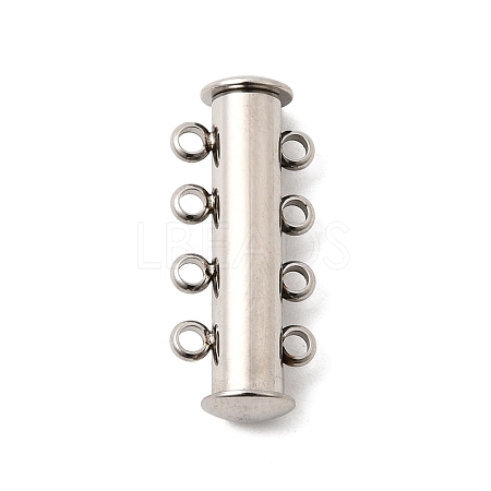 304 Stainless Steel Slide Lock Clasps STAS-F350-05C-P-1