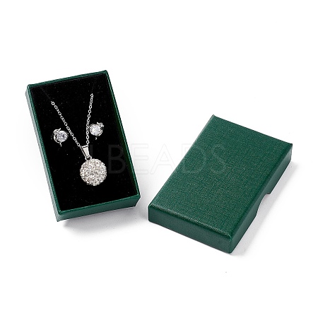 Paper with Sponge Mat Necklace Boxes X-OBOX-G018-02A-1