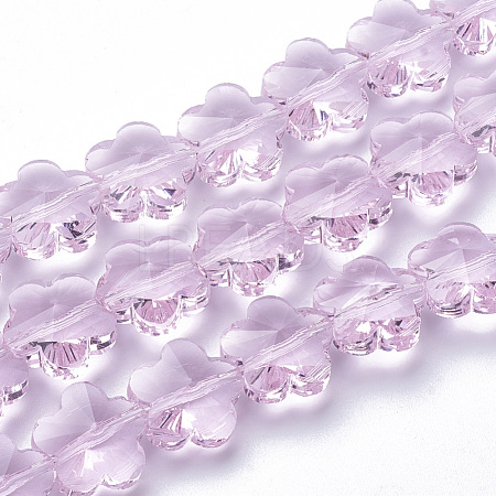 Transparent Glass Beads GLAA-Q066-14mm-C16-1