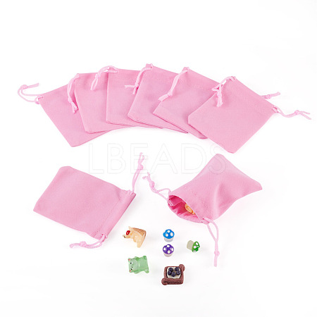 20Pcs Rectangle Velvet Drawstring Pouches TP-TA0001-03A-1