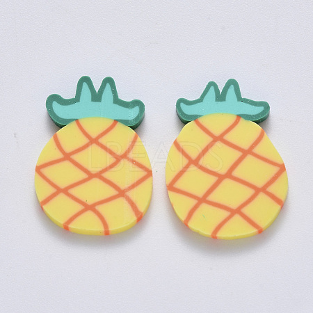 Handmade Polymer Clay Cabochons CLAY-R084-04-1