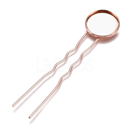 Iron Hair Fork Findings KK-M040-04B-RG-1