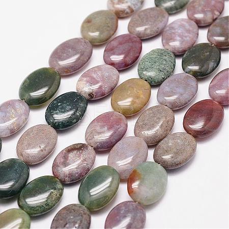 Natural Indian Agate Beads Strands G-N0173-02-13x18mm-1