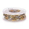 304 Stainless Steel Star Link Chains CHS-M003-04GP-5