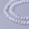 Grade A Natural Quartz Crystal Beads Strands G-F619-34-3