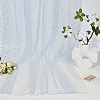 1M Sequins Polyester Organza Fabrics DIY-CY0003-41C-4
