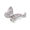 Brass Micro Pave Cubic Zirconia Pendants KK-A299-21P-02-2