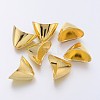 Tibetan Style Alloy Triangle Apetalous Bead Cones LS-TIBE-5212-G-LF-2