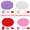 CHGCRAFT 300G 4 Colors PE DIY Melty Beads Fuse Beads Refills DIY-CA0005-07-2