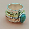 Alloy and Resin Finger Rings FS-WGDE678-02-2