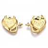 Ion Plating(IP) 201 Stainless Steel Pendants STAS-N098-138LG-1