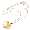 201 Stainless Steel Cable Chain Necklaces NJEW-M050-04E-G-1-4