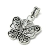Halloween Tibetan Style Alloy European Dangle Charms PALLOY-JF00007-4