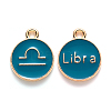 Alloy Enamel Pendants LS-X-ENAM-S124-01B-05K-1