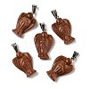Synthetic Goldstone Pendants G-B127-10P-01-2
