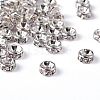 Brass Rhinestone Spacer Beads RB-A014-Z6mm-01S-NF-3