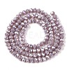 Electroplate Glass Beads Strands LS-EGLA-A044-P3mm-B13-3