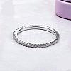 Anti-Tarnish Rhodium Plated 925 Sterling Silver Finger Rings RJEW-FF0008-008P-16mm-3