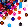 Craftdady 88pcs 8 colors Glass European Beads GLAA-CD0001-10-3